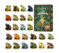 Décorations de compte à rebours de Noël : 24 adorables décorations en acrylique comprenant un ensemble cadeaux surprises sous marins pour vous. Calendrier Lavent Fille Ado (D, One Size)