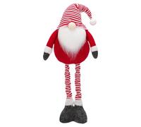 Décorations de Noël Gnome, ornements Gnome pour arbre de Noël - S Télescopique Père Noël Rouge,Décoration d'arbre de noël, fournitures de Gnome artisanal rayé, Figurines de Gnome de noël, Décor