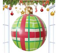 Décorations de Noël gonflables - Boules de décoration d'extérieur surdimensionnées pour cour, pelouse, véranda d'arbre, décoration de Noël géante pour réunions de , fête, exposition de festival