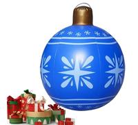 Décorations de Noël gonflables - Boules de décoration d'extérieur surdimensionnées pour cour, pelouse, véranda d'arbre, décoration de Noël géante pour réunions de , fête, exposition de festival
