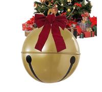 Décorations de Noël gonflables, cloche géante gonflable, boule de Noël de 60 cm pour décoration de vacances, décoration de fête intérieur/extérieur, maison, pelouse, jardin, cour, porche, rouge