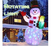 Décorations de Noël gonflables de 1,5 m pour l'extérieur, bonhomme de neige gonflable, pingouin, décorations de cour avec lumières1