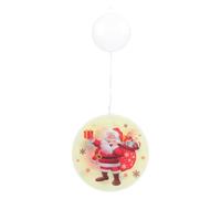 Décorations de Noël LED Rondes à Suspendre pour Vitrine | Design Délicat Motifs de Noël, Plastique Led, Usage pour Restaurants et Boutiques, Couleur Verte