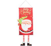 Décorations de Noël Suspendues Rouges en Polyester, Légères | Accrocher Facilement, Ambiance Festive pour Porte, Cheminée, Vitrine et Espace Sapin