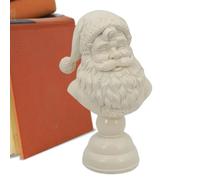 Décorations de Père Noël - Figurine décorative en forme de demi-corps, statue de Noël en résine | Buste de Père Noël miniature sur le thème de Noël, accent intérieur