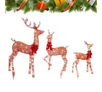 Décorations De Renne De Noël Ornement Festif En Acrylique 2D | Décoration Renne De Jardin Pour Les Fêtes Pour La Fête, La Tradition, Les Fêtes, La , La Célébration Et L'Amusement En