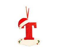 Décorations de Sapin de Noël Lot de 26 Lettres de l'Alphabet en Bois - Décoration de Noël Personnalisée - Idéal pour Décorer Le Sapin, la Cheminée ou la Chambre d'enfant - Pendenti
