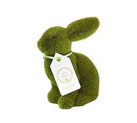 Décorations de Table de Pâques Lapin en Herbe Artificielle | Figurine de Lapin en Mousse de 15 cm | pour Pâques, Anniversaire d'enfants, thé du chapelier Fou, thème Alice au Pays des Merveilles
