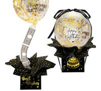 Décorations de tirelire d'anniversaire - Tirelire amusante « Happy Birthday » - Cadeau délicat pour argent liquide, femme, homme, amoureux, petite amie, épouse (style 1)