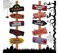 Décorations extérieures de jardin pour Halloween | Accessoires photo pour fête | Accessoires photobooth pour Halloween | pour le carnaval, les tombes, la fête de vacances, la maison, , la pelouse, le