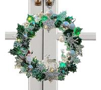 Décorations pour sapin de Noël - Pendentif en forme de renne 2D | Pendentifs décoratifs pour sapin de Noël, pour salon, chambre, fenêtre, porte, bibliothèque, balcon, bureau