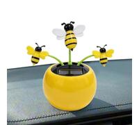 Décorations Pour Tableau De Bord De Voiture Statue Mignonne Abeille | Jouet Abeille Dansante À Énergie Solaire Pour Camion Quad Camping-car Remorque Berline Pick-up Tracteur