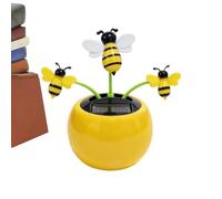 Décorations Pour Tableau De Bord De Voiture Statue Mignonne Abeille | Jouet Abeille Dansante À Énergie Solaire Pour Camion Quad Camping-car Remorque Berline Pick-up Tracteur
