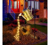 Décorations solaires - Éclairage d'extérieur résistant aux intempéries et grandes figurines d'extérieur avec des éléments décoratifs rétro en cuivre