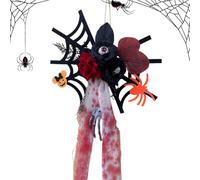 Décorations Toiles d'Araignée Décorations d'Halloween effrayantes crâne et