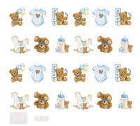 Décorations Topper Gâteau Fête Anniversaire | 24 Petites Piques à Cupcake | Toppers Gâteau Anniversaire | pour shower, remise de diplôme, mariage et fête, cupcakes, filles, garçons et