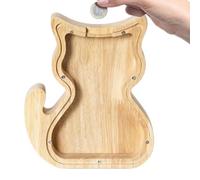 décorative en bois transparent pour chien | Tirelire en forme d'animal pour épargne, chambre d'enfant, salon, garçons, filles, adultes, anniversaire, Noël