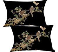 Decorative Taie Oreiller 50x70 Cm Lot De 2，Rectangle Housse De Coussin 40x60, Canapé Taie D'oreiller 30x50 Pour Oreiller Maison Salon Chambre Décoration D'intérieur(Colour 20,30x50 cm Pack of 2)
