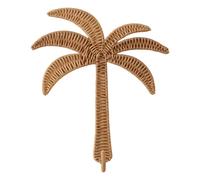 Decorative Wall Hooks Faux Rattan - - Boho Aesthetic Palm Tree Holder Towel | Decorative Towel Hooks Purse Hanger for Living Room Bedroom | | Kitchen Office Farmhouse Key Hat Bag Purse Decorative Wall -