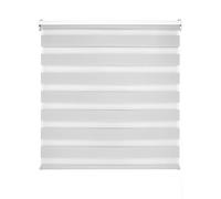 Decorblind Store Enrouleur Double épaisseur Jour et Nuit Installation Murale ou au Plafond, Dimensions du Store : 120 x 250 cm (l x L) Store Enrouleur Gris 117 x 245 cm