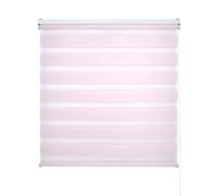 Decorblind Store Enrouleur Double épaisseur Jour et Nuit Installation Murale ou au Plafond. Dimensions du Store : 80 x 180 cm (l x L). Dimensions du Tissu : 77 x 175 cm - Store Enrouleur Couleur Rose