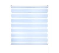 Decorblind Tablier de fenêtre Double épaisseur Jour et Nuit Installation Murale ou Plafond Dimensions 120 x 180 cm Tissu 117 x 175 cm Bleu Ciel
