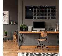 Decords – Autocollant mural pour tableau blanc, planificateur hebdomadaire, dimensions : 259 x 114 cm