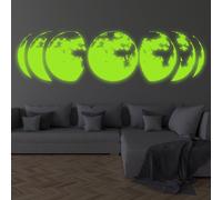 Decords, sticker mural – phases de la lune lumineuses, 160 x 33 cm