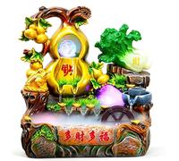 DECORN Figurine de Chou et de Gourde en résine pour fontaines d'eau d'intérieur