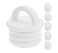 DECORNIJIA Bouchons de vidange en caoutchouc 22 mm, lot de 6, accessoires pour remplacement de seaux à serpillière, adaptés pour trous de tubulure, usage domestique