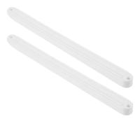 DECORNIJIA Glissiere tiroir glissieres et coulisses de tiroir glissiere plateau coulissant rail meuble coulissant en plastique blanc installation facile pour tiroirs et armoires ensemble 235