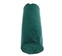 DECORNIJIA Housse de Coussin Cylindrique en Velours Vert, Fermeture Éclair Pratique, Entretien Facile, pour Canapé de Salon, Design Simple et Moderne 40x15 Cm