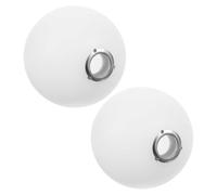DECORNIJIA Lot De 2 Abat-Jours Globe De Remplacement En Plastique Pour Luminaire G9 Diffusion Douce Installation Facile Pour Salon Chambre Et Salle À Manger