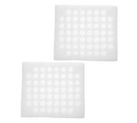 DECORNIJIA Lot de 2 Plateaux à Œufs de Caille en Mousse Réutilisable, Support Compact pour 52 Œufs, Protection Légère et Stable pour Transport et Conservation Réfrigérateur, Organiseur