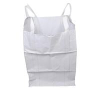 DECORNIJIA Paquet de Tonnage en PP Blanc, Capacité 1-1,5 Tonnes, Résistant à l'usure pour Emballage Industriel et Stockage de Sable et Granulats