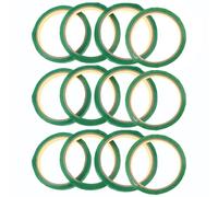 DECORNIJIA Ruban adhésif pour congélateur Lot de 12 rubans adhésifs pour sceller les sacs en Bopp pour emballage de magasin et usage quotidien