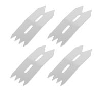 DECORNIJIA Serre-joints d'alignement de planches de bois Lot de 4 en métal argenté pour projets de menuiserie avec fixation sécurisée pour professionnels et débutants