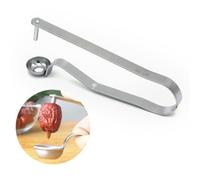 DECORNIJIA Ustensile Cuisine en Acier Inoxydable Maison Cuisine Facile à Utiliser Dénoyauteur de Cerise et Datte Rouge