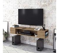 DECOROTIKA Petite Meuble TV, Bois, chêne, 135 cm