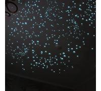 Décors autocollants étoiles phosphorescentes 633 pcs, étoiles lumineuses en 3D phosphorescentes pour plafond ou mur et décoration de chambre