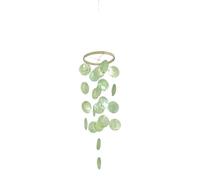 Décors de Styles côtiers pour Cour, décorations de Jardin côtier et de Plage Carillons éoliens extérieurs fabriqués à la Main Capiz Shell Windchime Capiz Wind Chimes
