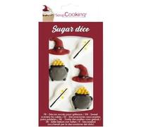 ScrapCooking - Décosucres Sorcier - Décorations Alimentaires Cupcakes - Déco Comestibles Pâtisseries, Desserts, Gâteaux - Thème Magie, Halloween, Anniversaire - 6981