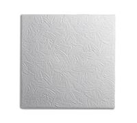 DECOSA Dalle de plafond AP105 - polystyrène - blanc - effet crépi - 50 x 50 cm - 10 sach. (=20 m2)