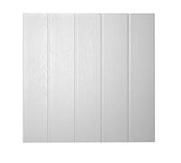 DECOSA Dalle de plafond ATHEN - polystyrène - effet bois-couleur blanc - 50 x 50 cm - 2 sachets (=4 m2)