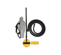 Mirka DecoSander Ponceuse manuelle pour murs et plafonds avec manche télescopique pour une finition lisse, construction à sec, travaux de détail / 80x230mm & Ø 225mm / Auto-agrippant