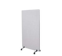 decoshop26 Cloison acoustique paravent - Gris 147x80 cm
