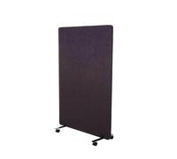 decoshop26 Cloison acoustique paravent - Marron-gris 127x80 cm