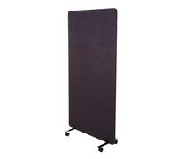 decoshop26 Cloison acoustique paravent - Marron-gris 167x80 cm
