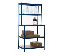 Decoshop26 Etagère métal charges lourdes - Bleu