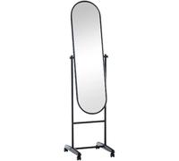 Decoshop26 Miroir sur Pieds - Ovale 113x33 cm